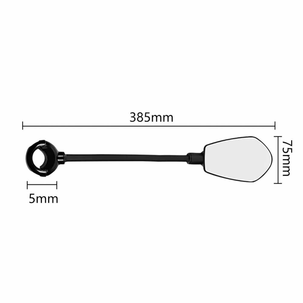 Universal Rearview Handlebar Mirror Adjustable Wide Range Bike Rear View Mirror Cycling Back Sight Reflector Accessories -  18