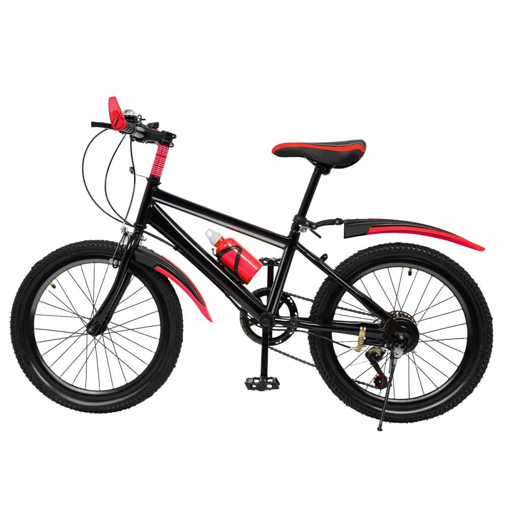 20"  7 Speeds Mountain Bike Kids Bicycle Dual-Disc Brakes Unisex Children's Bicycle Height Adjustable MTB Boys Girls Riding Bike -  18
