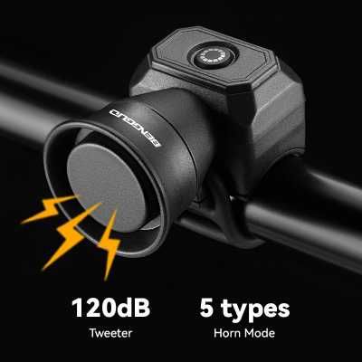 Bicycle Horn Mountain Bike Mini USB Charging Waterproof Electronic Bike Bell Riding Equipment Children's Scooter Accessories - 18