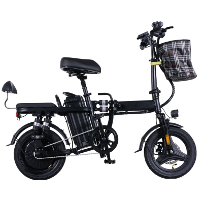US Stock Adult Folding Electric Bike For 2 People Powerful 500W 32KM/H Multi Shock Absorption Family Electric Bicycle Men Women - 18