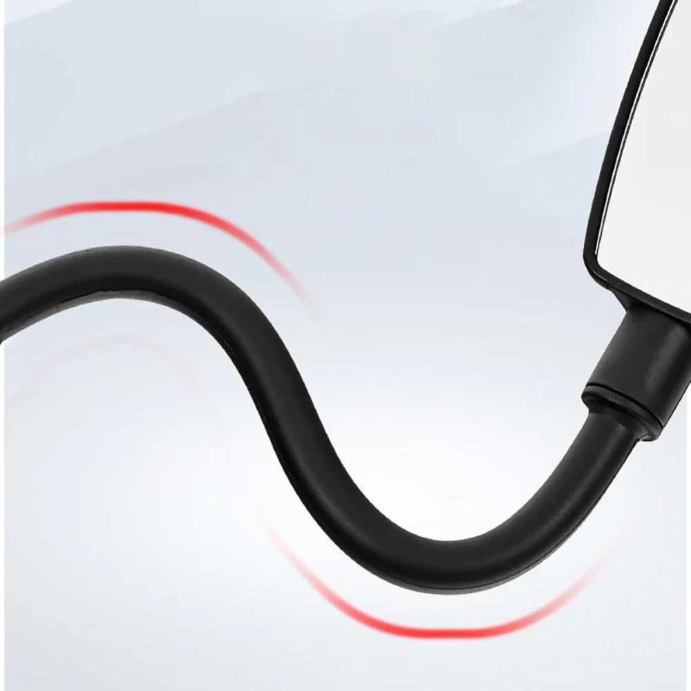 Universal Rearview Handlebar Mirror Adjustable Wide Range Bike Rear View Mirror Cycling Back Sight Reflector Accessories -  18