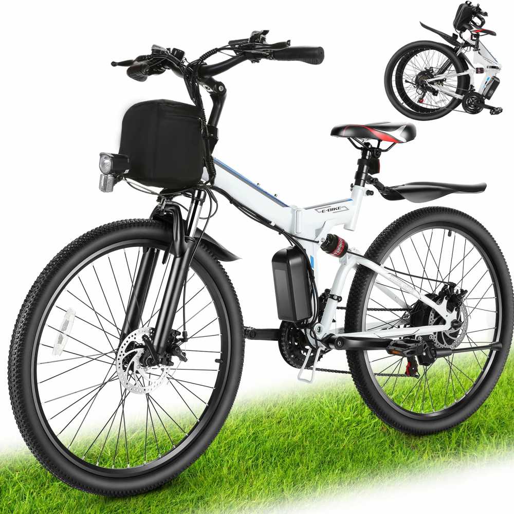 26" Folding Electric Bike for Adults, with 500W Motor,48V 20MPH Removable Battery, Up to 50Miles Range, Cruise Control -  18