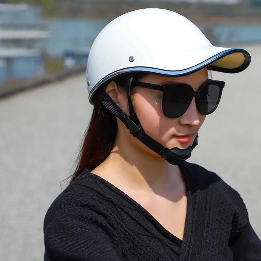 Fashion Adult Electric Bicycle Helmets Extended Brim Baseball Hat Style Protection Helmet Impact Resistance Protective Gear -  18